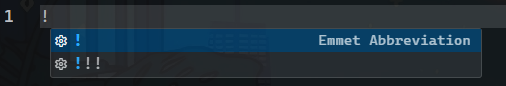 Editor de codigo: !